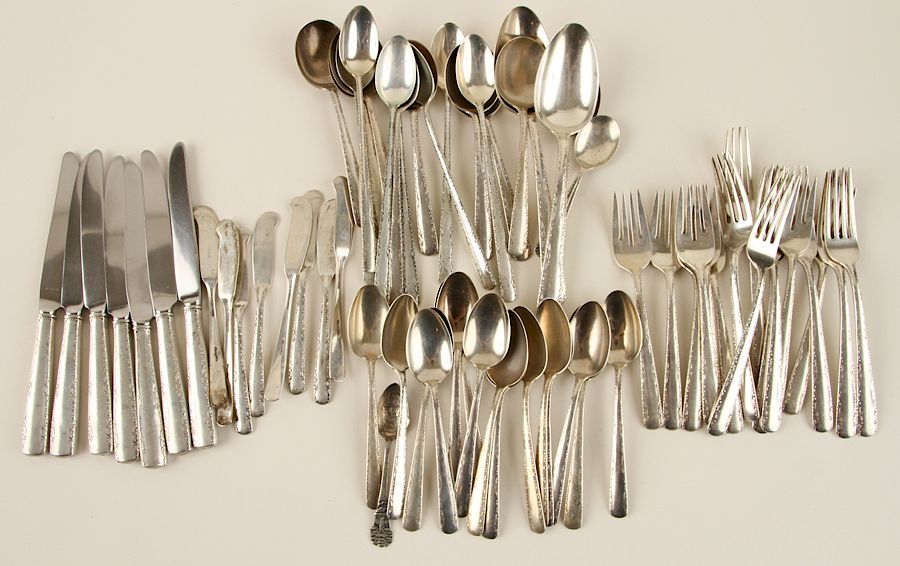 Appraisal: PC GORHAM STERLING SILVER FLATWARE TR OZ Sixty five pieces