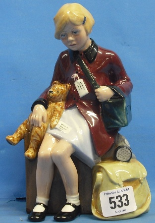 Appraisal: Royal Doulton Figure The Girl Evacuee HN limited edition