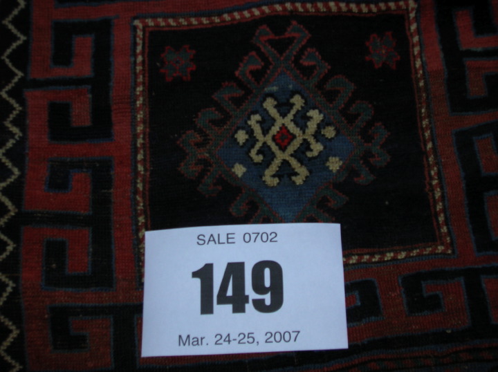 Appraisal: Antique Caucasian Kazak Carpet ' x '