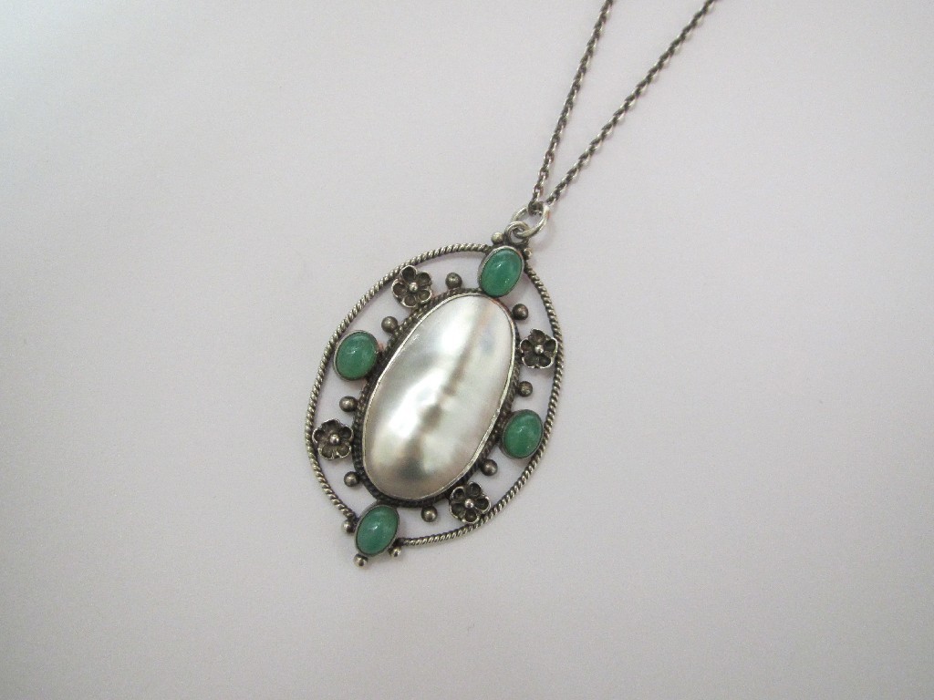 Appraisal: An Arts and Crafts silver pendant in the style of