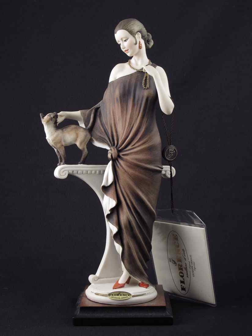 Appraisal: GIUSEPPE ARMANI FIGURINE DANIELLE C ''Florence sculture d'arte'' Made in