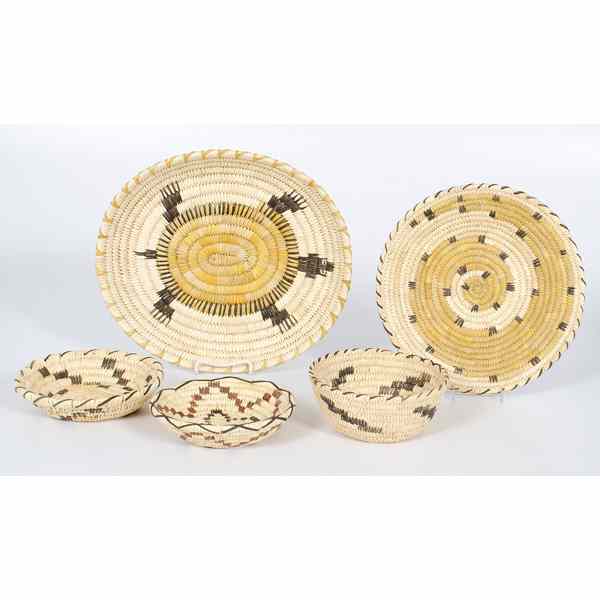 Appraisal: Group of Tohono O'odham Baskets lot of sizes range from