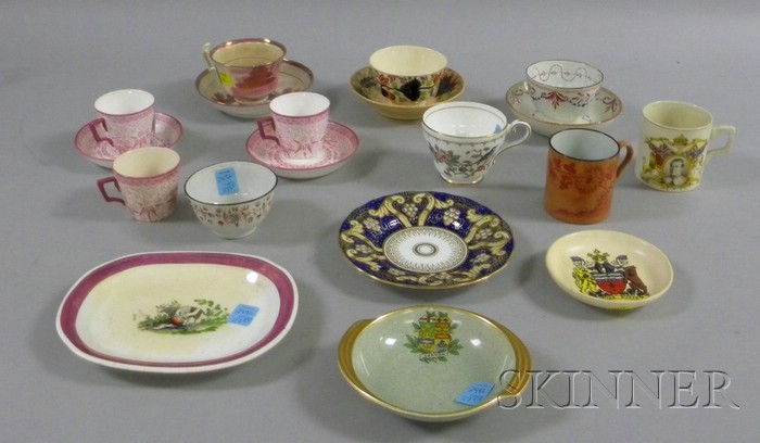 Appraisal: Nineteen Assorted Small English Porcelain Dishes and Mugs