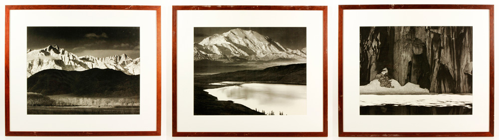 Appraisal: - Lot of Ansel Adams Prints Lot of three photo