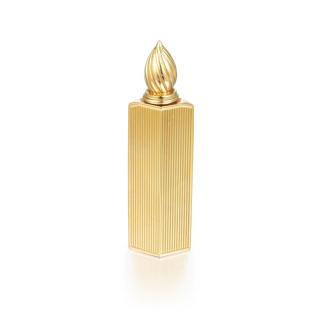 Appraisal: A Gold Perfume Bottle Crafted out of K yellow gold