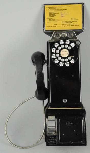 Appraisal: Bell System G -Slot Pay Telephone Circa black Western Electric