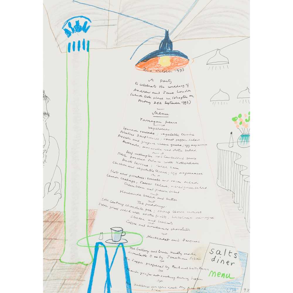 Appraisal: DAVID HOCKNEY O M C H R A BRITISH -