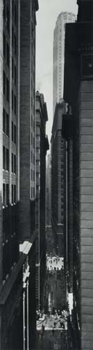 Appraisal: ABBOTT BERENICE - Exchange Place Silver print x inches x