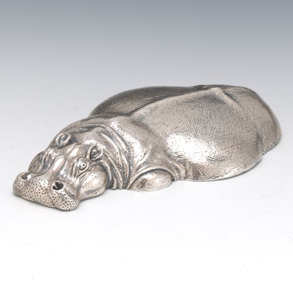 Appraisal: PATRICK MAVROS STERLING SILVER PAPERWEIGHT x Sterling silver paperweight of