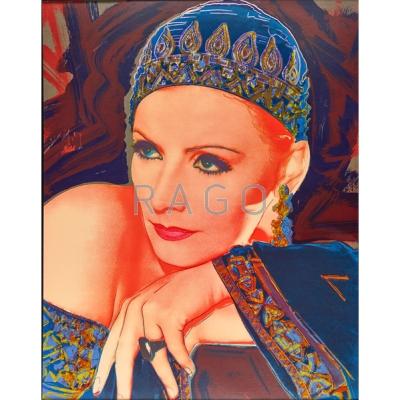 Appraisal: Rupert Jasen Smith American - Greta Garbo Mata Hari Screenprint