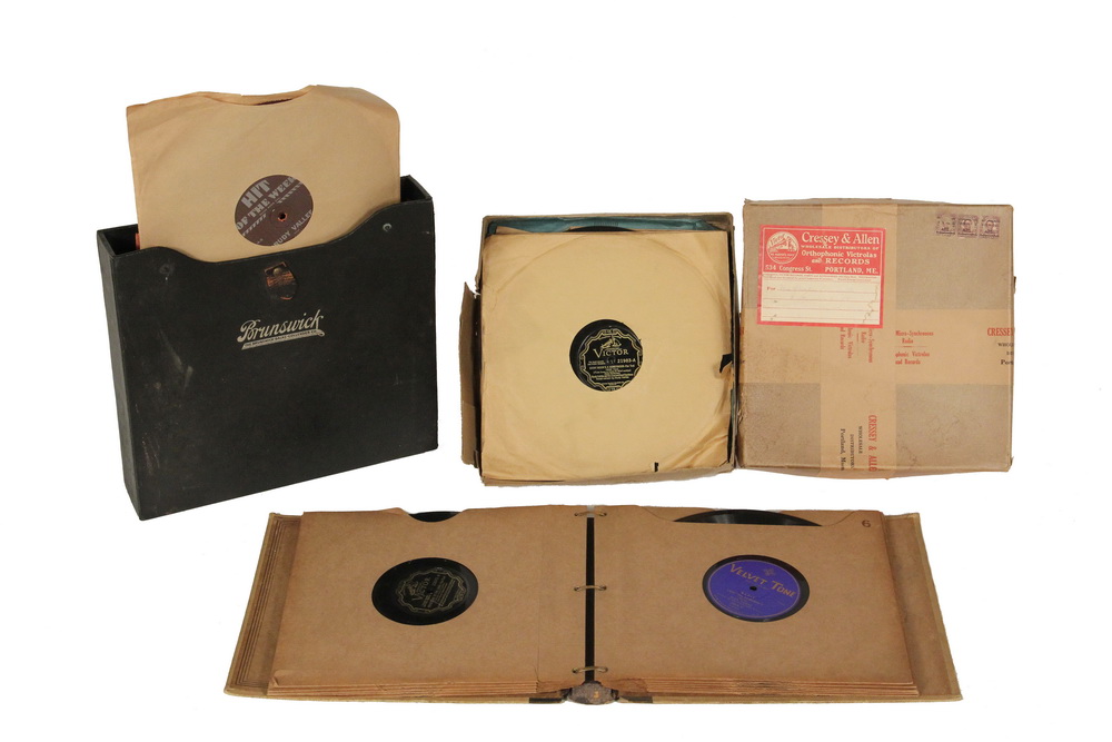 Appraisal: RARE RUDY VALLEE RECORDINGS - These are his personal belongings