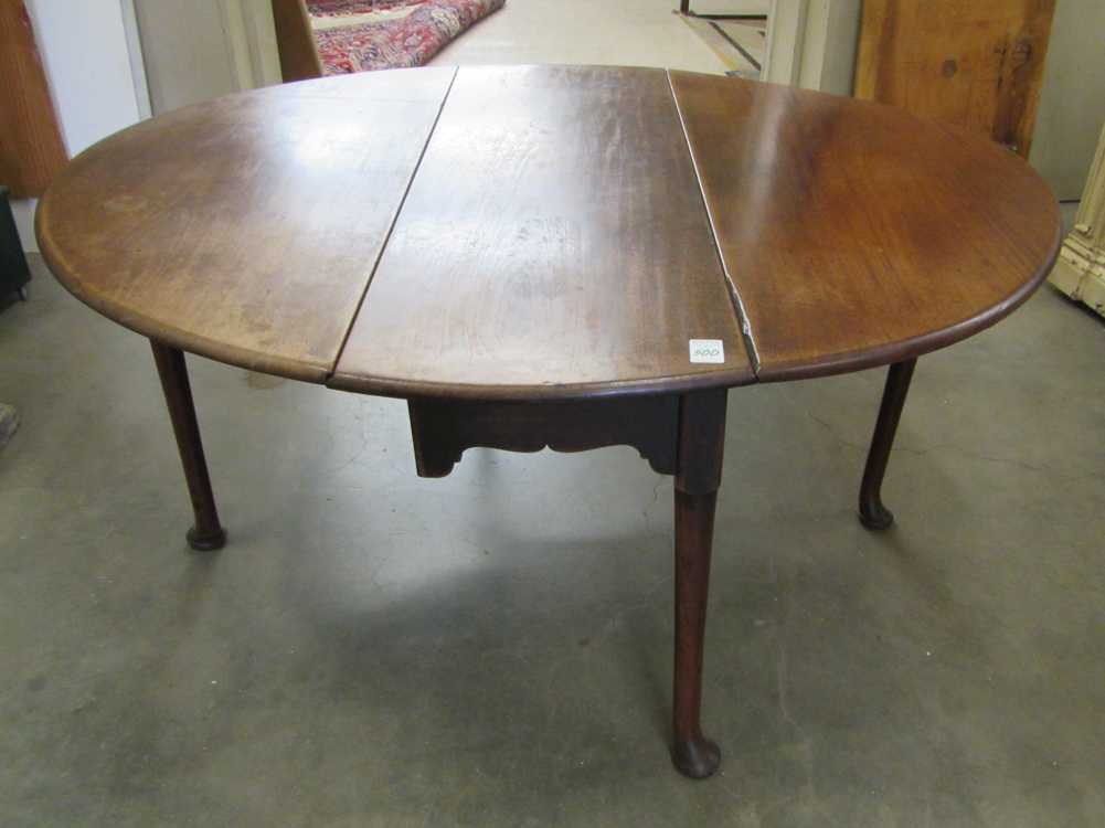 Appraisal: QUEEN ANNE DROP-LEAF GATE LEG TABLE late th early th