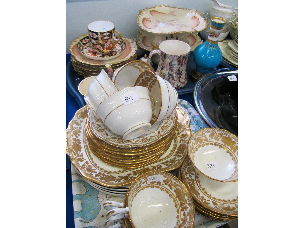 Appraisal: Lot comprising two trays of assorted teawares etc to include