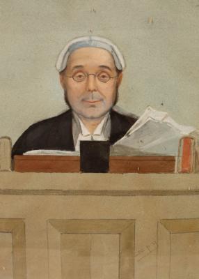 Appraisal: Spy' Leslie Matthew Ward - 'Judicial Politeness' Portrait of The