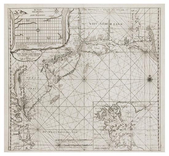 Appraisal: DONCKER Hendrick after and Gerard VAN KEULEN A Chart of