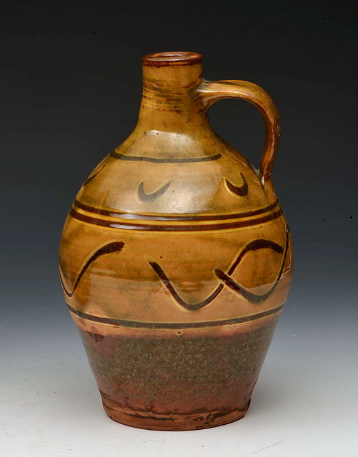 Appraisal: Michael Cardew British - Flagon slipware Winchcombe Potteryimpressed potter's and