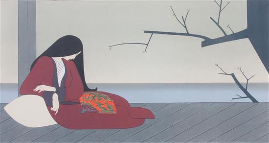 Appraisal: Sale Lot Will Barnet American - Madame Butterfly serigraph edition