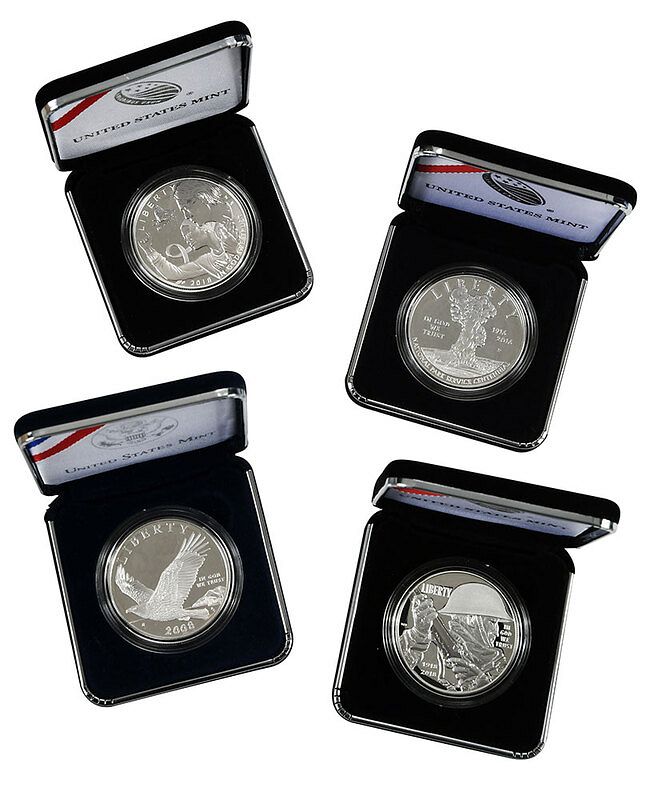 Appraisal: U S Commemorative Half Dollar and Dollar Group Half Dollars