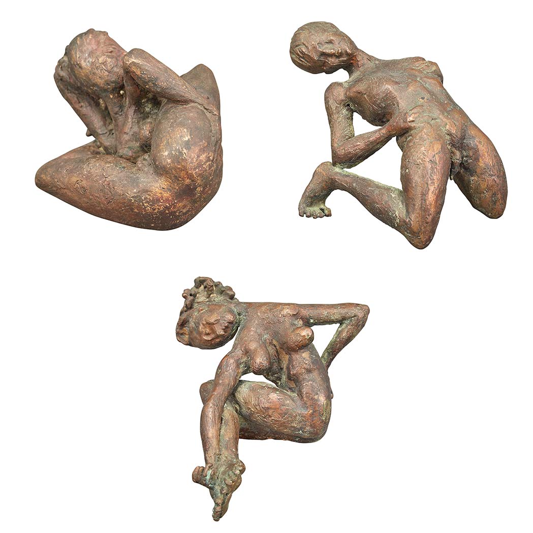 Appraisal: Pericle Fazzini Italian - Nudes Three The one male figure