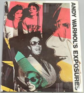 Appraisal: Andy Warhol - book Andy Warhol's Exposures signed and dedicated