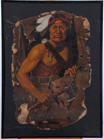 Appraisal: William McKendree Snyder American - x approximately oil on leather