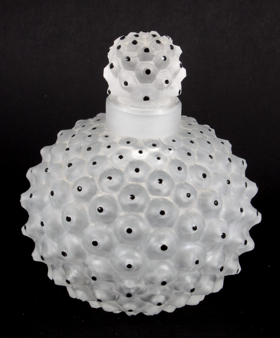 Appraisal: Lalique crystal scent bottle in the Cactus pattern inscribed Lalique