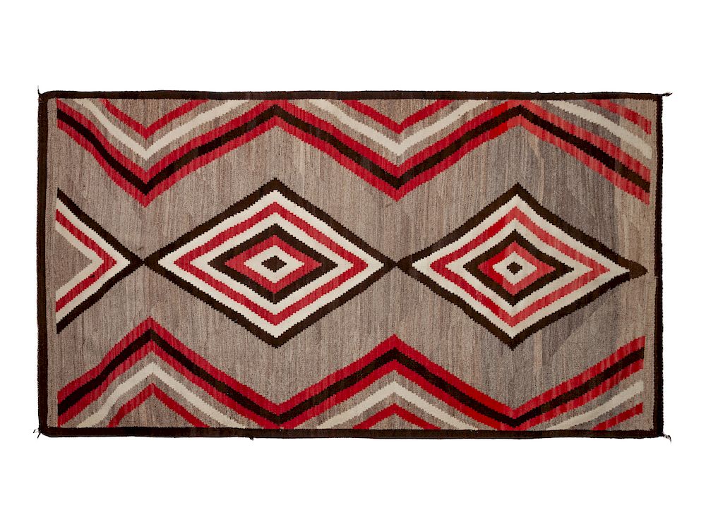 Appraisal: Navajo Regional Weaving x inches Navajo Regional Weaving FIRST QUARTER