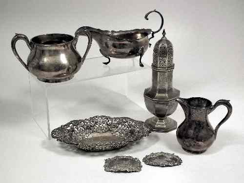 Appraisal: An Elizabeth II silver sugar castor of th Century design