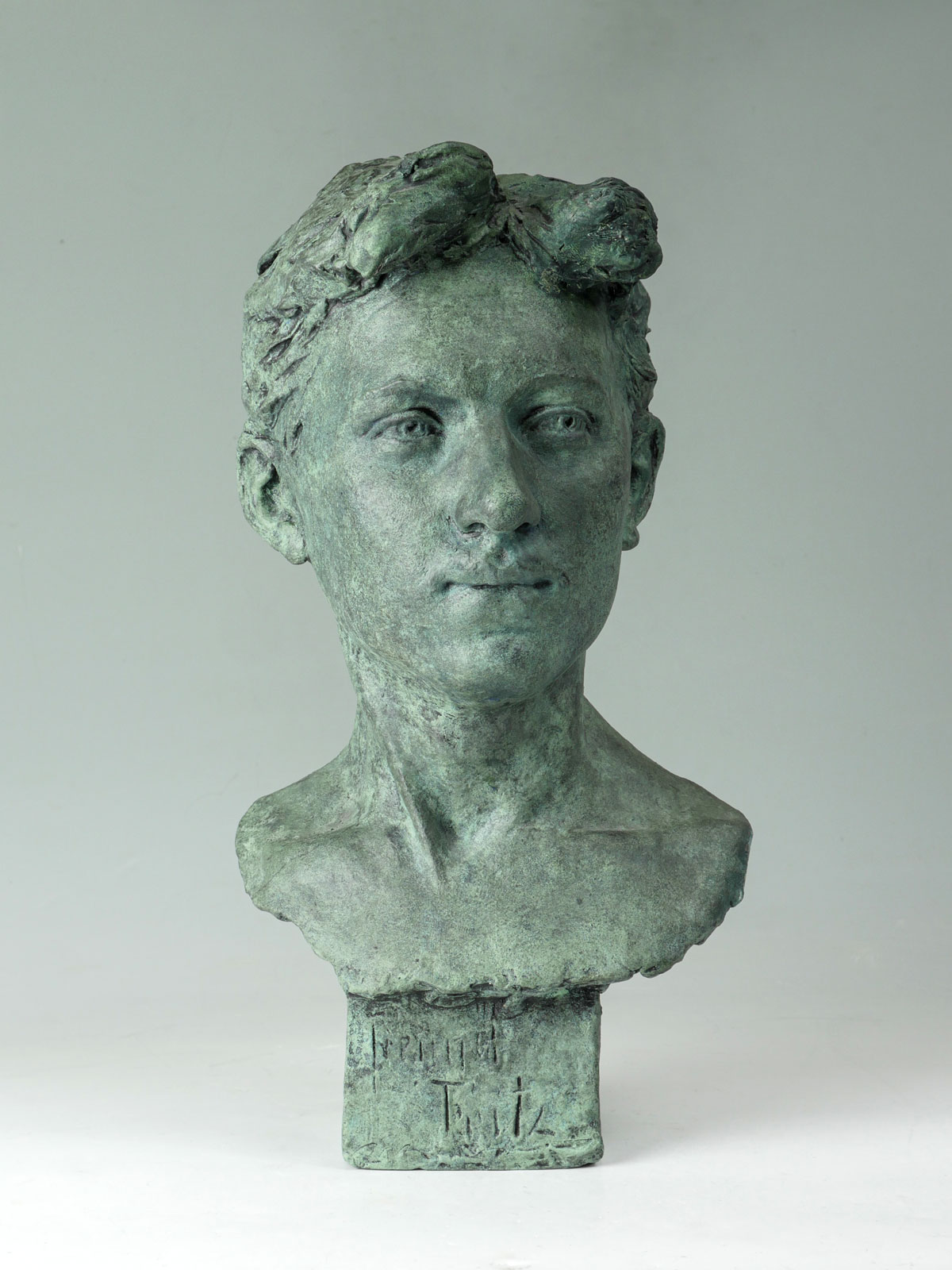 Appraisal: ENGEL Fritz German - Portrait Bust of a Young Male