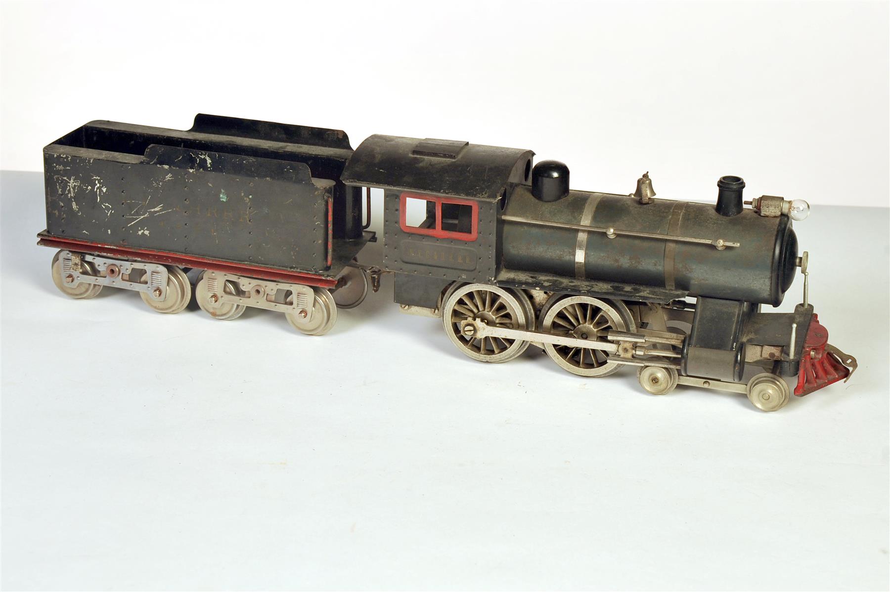 Appraisal: LIONEL STANDARD GAUGE - - STEAM ENGINE AND TENDER American