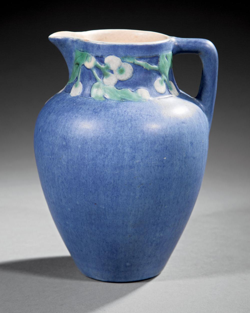 Appraisal: Newcomb College Art Pottery Pitcher decorated by Sadie Irvine with