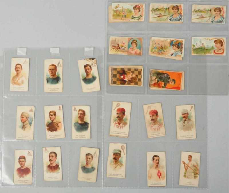 Appraisal: Lot of Old Judge Games Sports Series Cards Description Includes