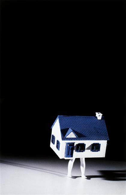 Appraisal: LAURIE SIMMONS american b WALKING HOUSE pencil signed dated and