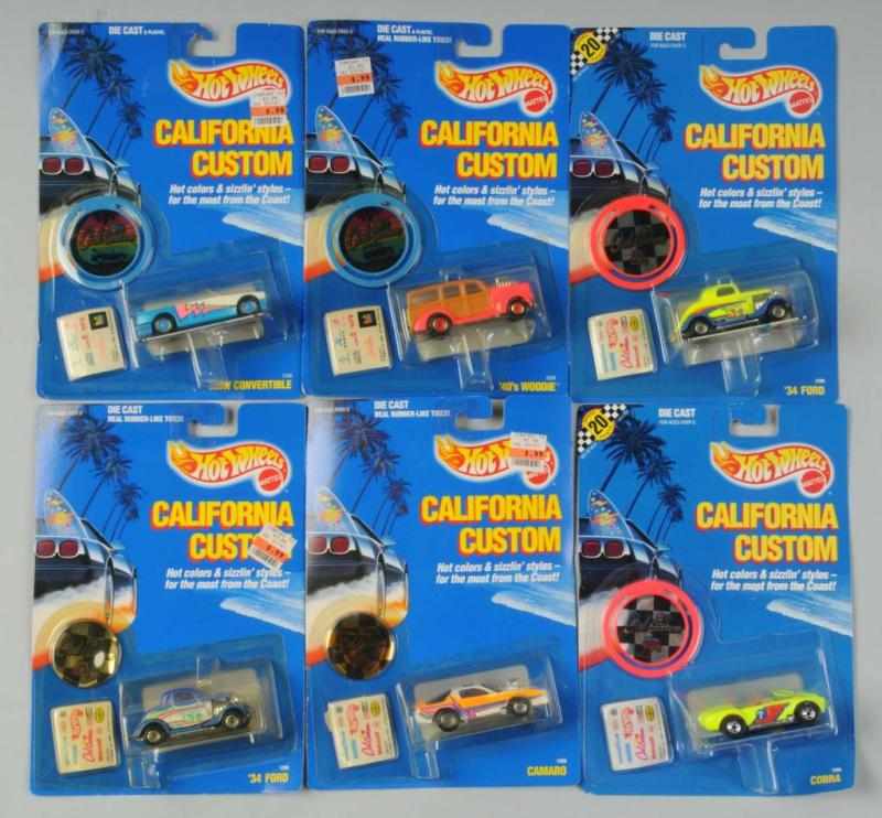 Appraisal: Lot of Mattel Hot Wheels California Custom Cars Description Includes