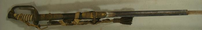 Appraisal: US Model Navy Officer's sword made by Shannon Miller and