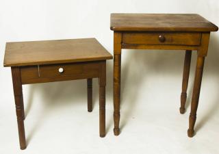 Appraisal: Pine Tables One H x W x D Two H