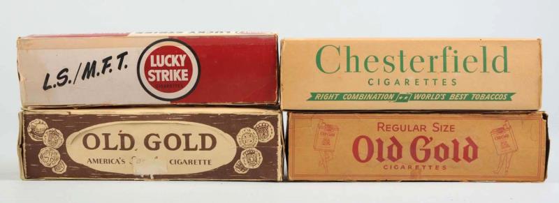 Appraisal: Lot Of Cigarette Cartons With Packs This lot includes an