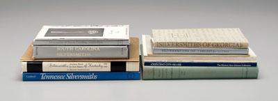 Appraisal: Books and catalogues Southern silver books and exhibition catalogues relating