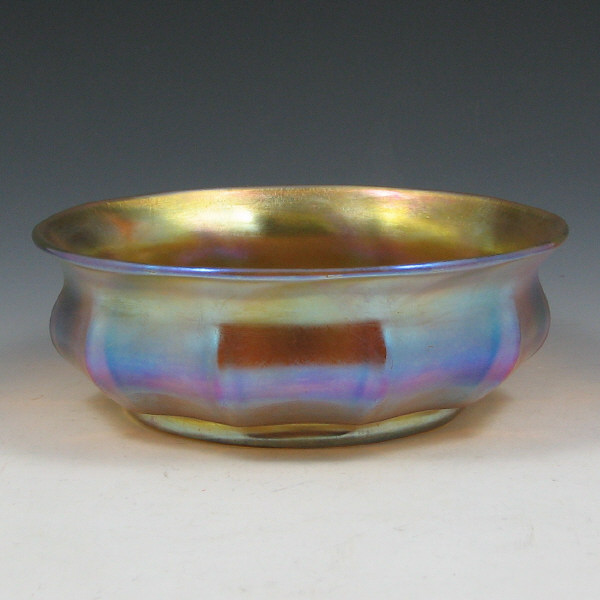 Appraisal: L C Tiffany Favrile Iridescent Bowl L C Tiffany Favrile