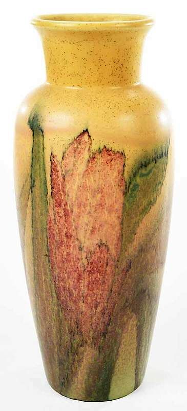 Appraisal: Rookwood Vellum Vase Elizabeth Lincoln American th century tall baluster