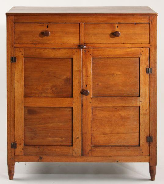 Appraisal: Southern Walnut Jelly Cupboard VA th c poplar secondary two