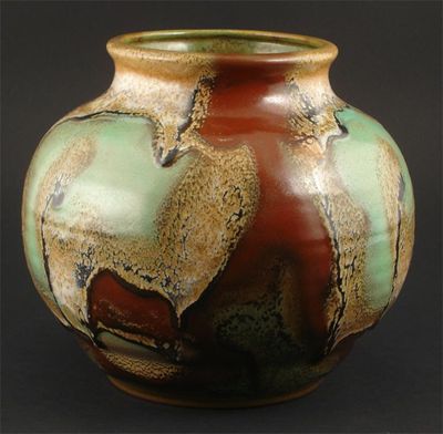 Appraisal: A Gouda Pottery vase made for Liberty Co ovoid with