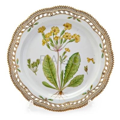 Appraisal: ROYAL COPENHAGEN FLORA DANICA PORCELAIN CHARGER Condition Report