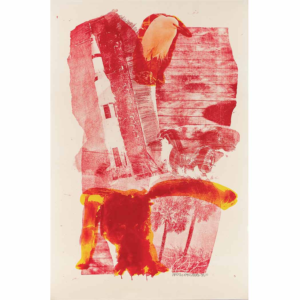 Appraisal: Robert Rauschenberg - HYBRID FOSTER Color lithograph signed dated and