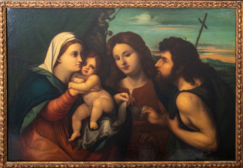 Appraisal: AFTER PALMA VECCHIO THE VIRGIN AND CHILD OIL After Palma