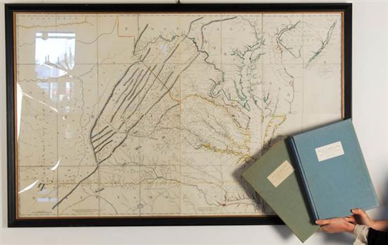 Appraisal: A Large Print of the Fry Jefferson Map A Map