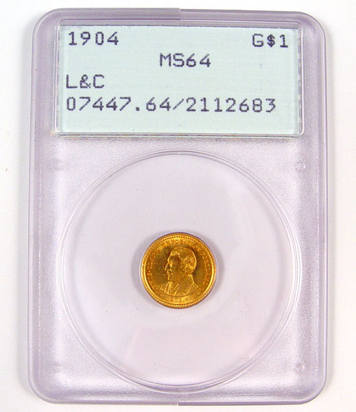 Appraisal: LEWIS CLARK GOLD PCGS MS Graded from PCGS MS Please