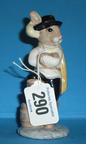 Appraisal: Royal Doulton Bunnykins Figure Cavalier DB White Tunic Colourway instead