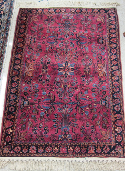 Appraisal: SEMI-ANTIQUE PERSIAN SAROUK AREA RUG Arak Province northeastern Iran c