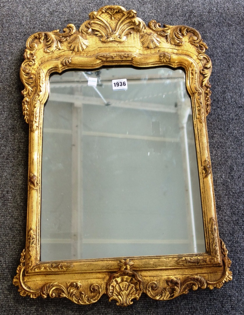 Appraisal: An th century Italian style gilt framed pier glass with